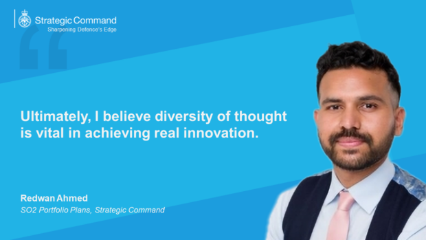 Redwan Ahmed says ultimately I believe diversity of thought is vital in achieving real innovation